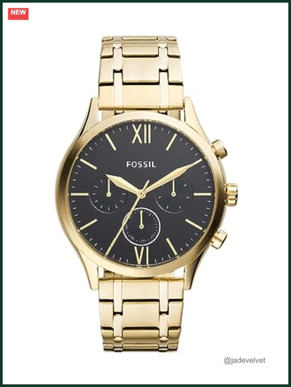 Fossil Fenmore Midsize Multifunction Gold-Tone Stainless Steel Watch